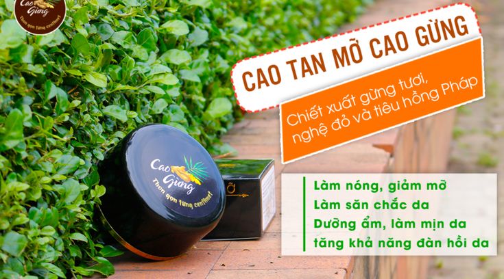 Review Cao Gừng Tan Mỡ Bụng Chi Tiết Nhất - Thaoduoc tpco