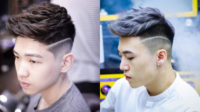 Tóc uốn đẹp với Short Quiff