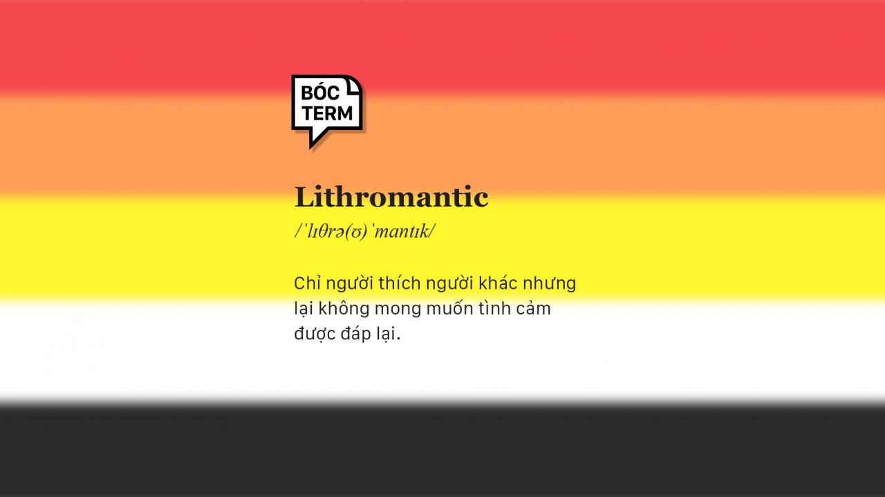 Lithromantic là gì? Ý nghĩa của hội chứng - Thaoduoc tpco