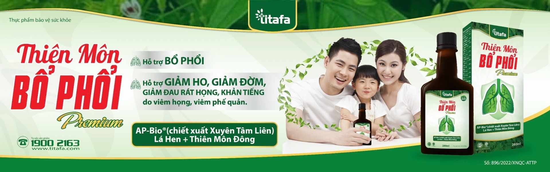 Thiên Môn Bổ Phổi Premium - Bổ phổi khỏe, giảm ho nhanh