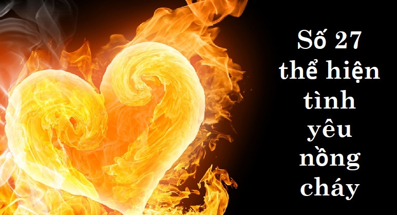 Nằm mơ thấy số 27 có ý nghĩa liên quan đến tình yêu