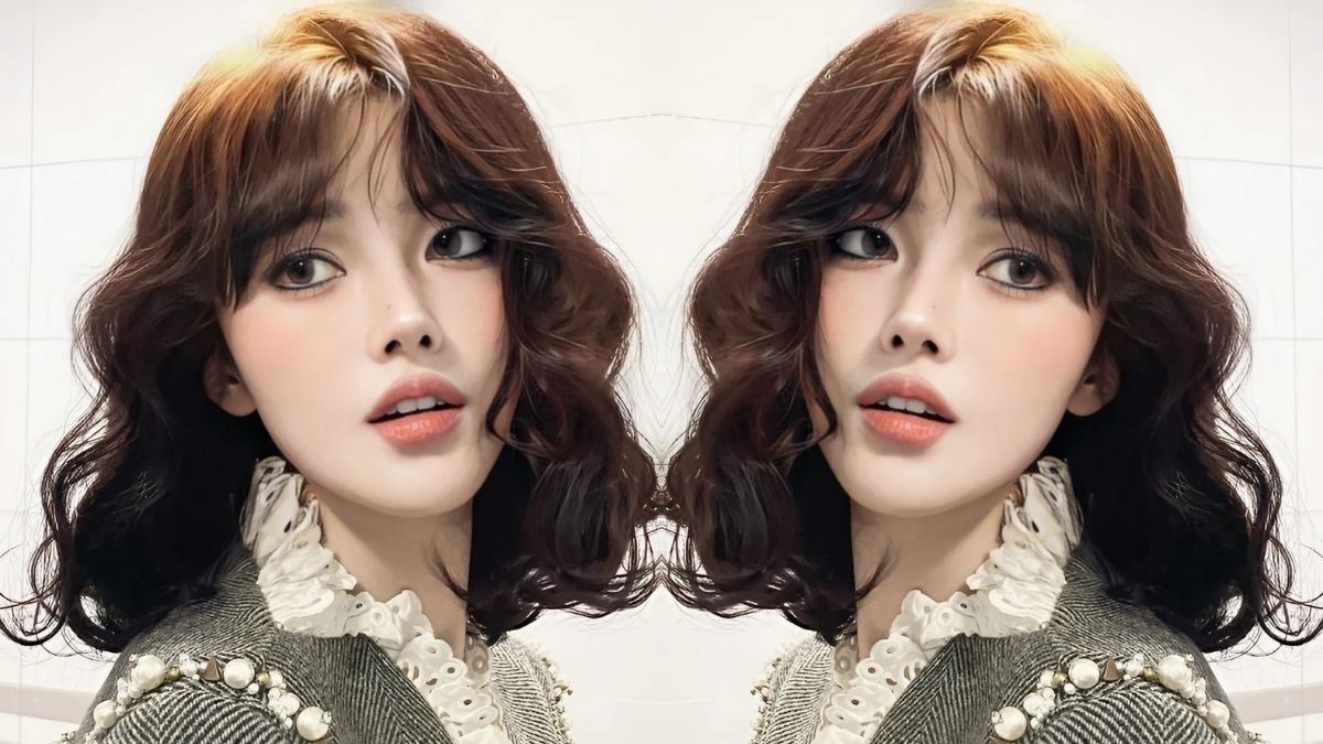 Mái dài tóc ngắn xoăn