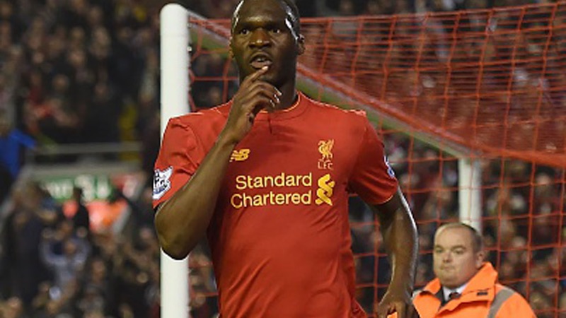Christian Benteke trong màu áo Liverpool